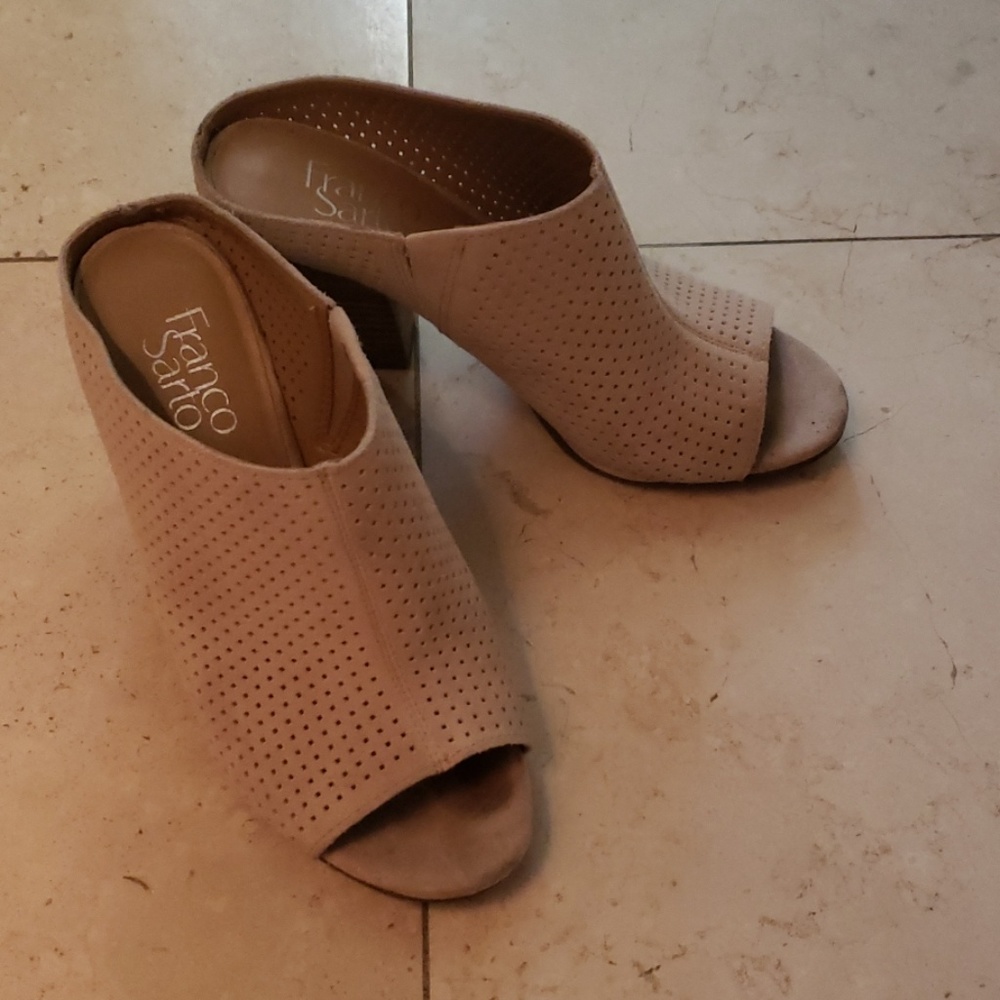 Leather heels